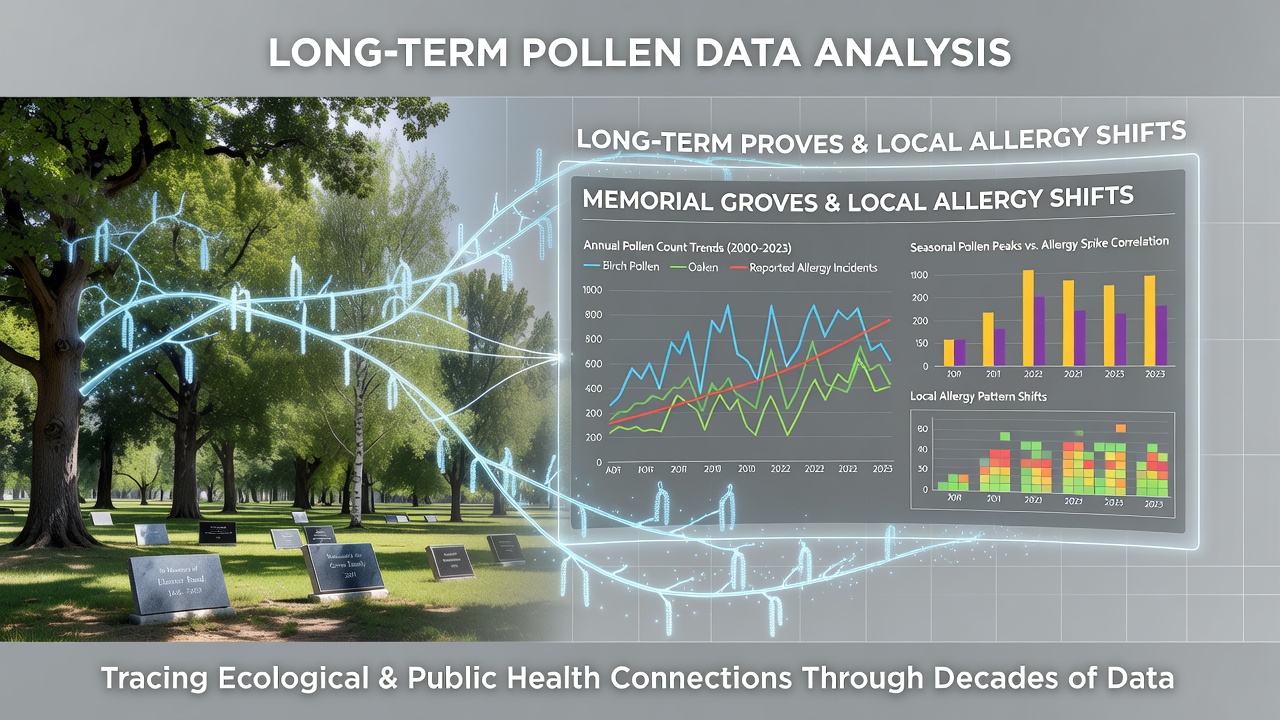 Tracing Connections Between Memorial Groves and Shifts in Local Allergy Patterns Through Long-Term Pollen Data